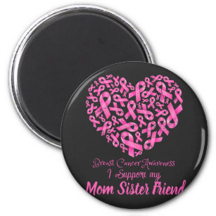 Warriors in Pink: Breast Cancer Awareness Magnet