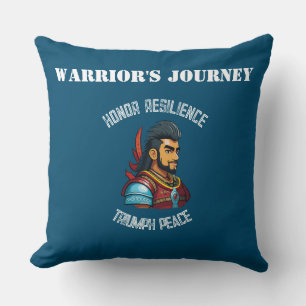 "Warrior's Journey" Throw Pillow