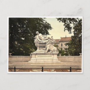 Warrior's Memorial, Dusseldorf, the Rhine, Germany Postcard