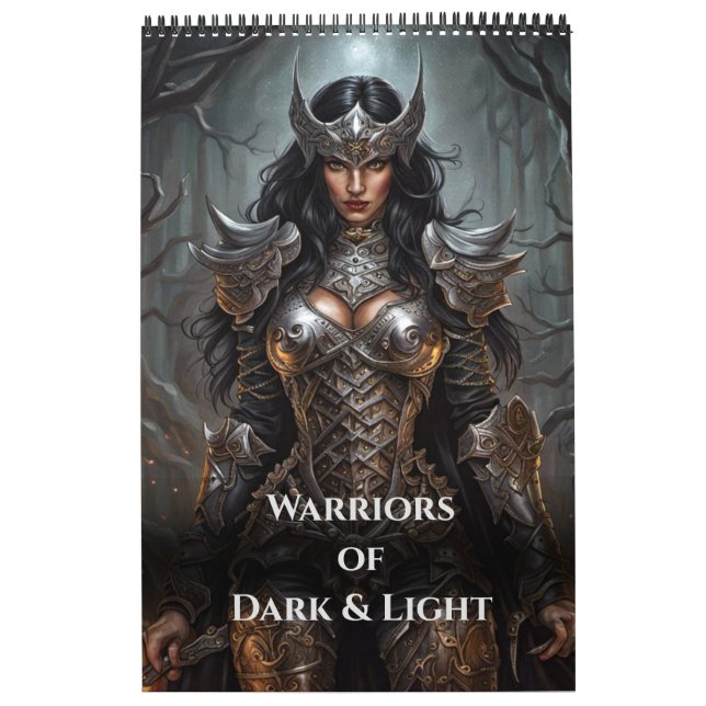 Warriors of Dark & Light by Ivy and Bat Art Calendar (Cover)