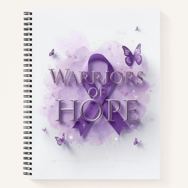 Warriors of Hope Strength Notebook – Inspirational (Front)