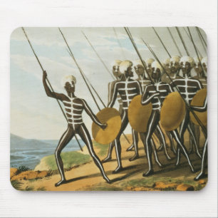 Warriors of New S. Wales engraved by M. Dubourg (f Mouse Pad