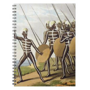 Warriors of New South Wales, engraved by Matthew D Notebook