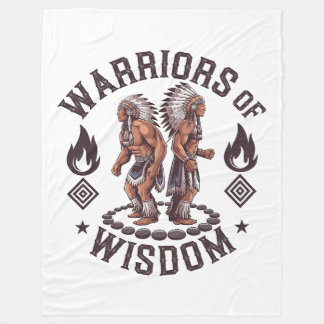 Warriors of Wisdom Fleece Blanket