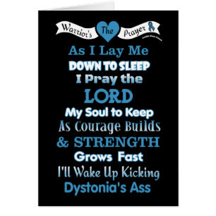 Warrior's Prayer...Dystonia