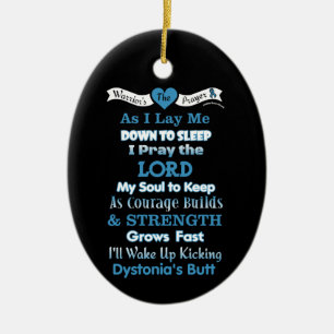 Warrior's Prayer...Dystonia Ceramic Ornament