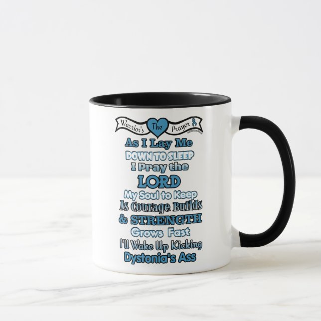 Warrior's Prayer...Dystonia Mug (Right)