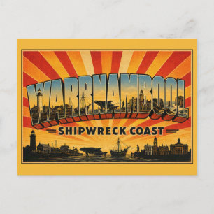 Warrnambool Victoria Whaling Town Postcard