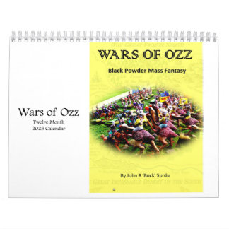 Wars of Ozz 2025 Calendar