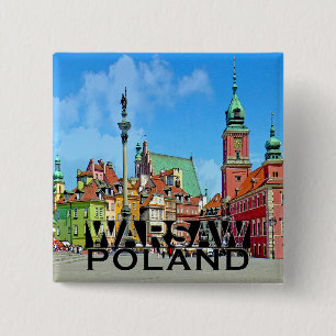 Warsaw 15 Cm Square Badge