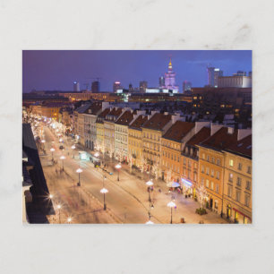 Warsaw by Night Postcard