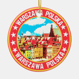 Warsaw                                             ceramic ornament