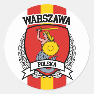 Warsaw Classic Round Sticker
