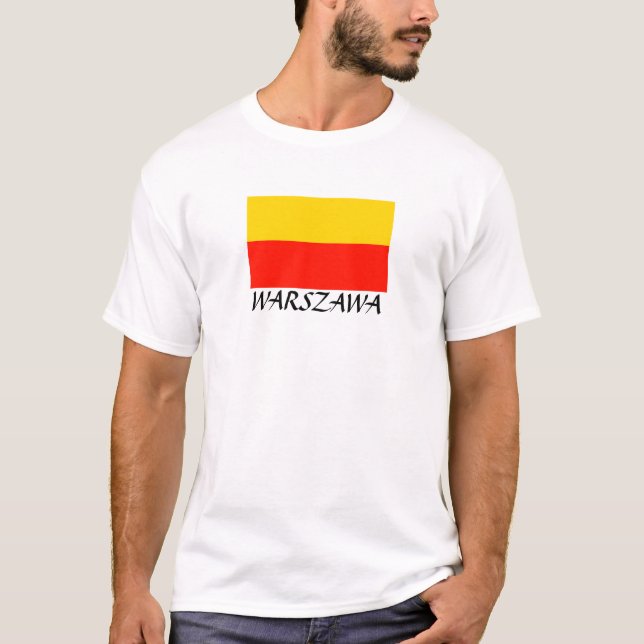 Warsaw Flag "Warszawa" T-Shirt (Front)