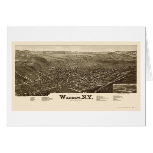 Warsaw, NY Panoramic Map - 1885
