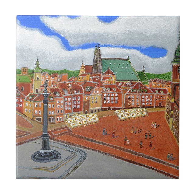 Warsaw-Old Town Ceramic Tile (Front)