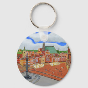 Warsaw-Old Town Key Ring