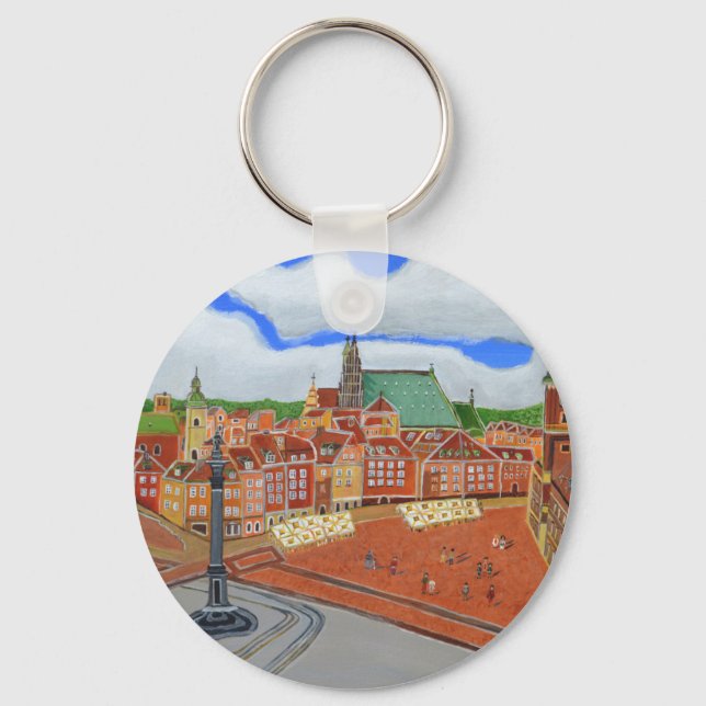 Warsaw-Old Town Key Ring (Front)