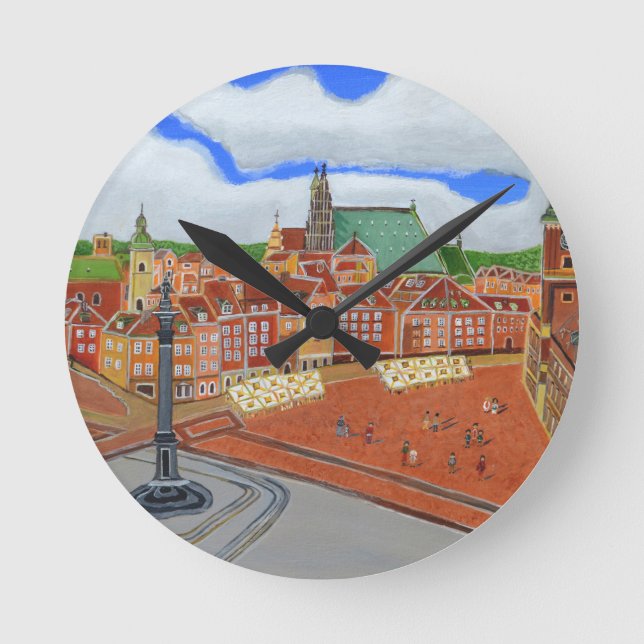 Warsaw-Old Town Round Clock (Front)
