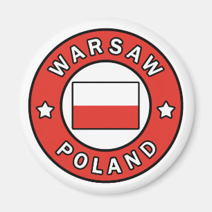 Warsaw Poland Magnet