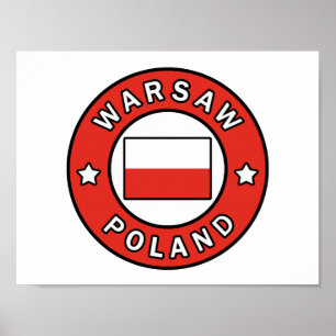 Warsaw Poland Poster