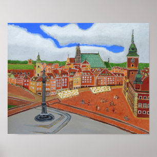 Warsaw, Poland Poster