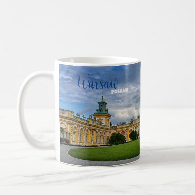  Warsaw Poland Scenic Coffee Mug Cup (Left)