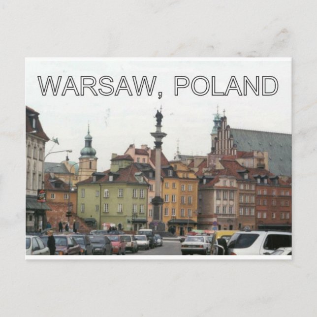 WARSAW POLAND STARE MIASTO OLD TOWN v.2 Postcard (Front)