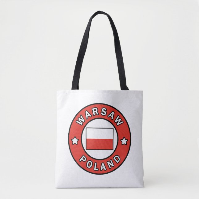 Warsaw Poland Tote Bag (Front)