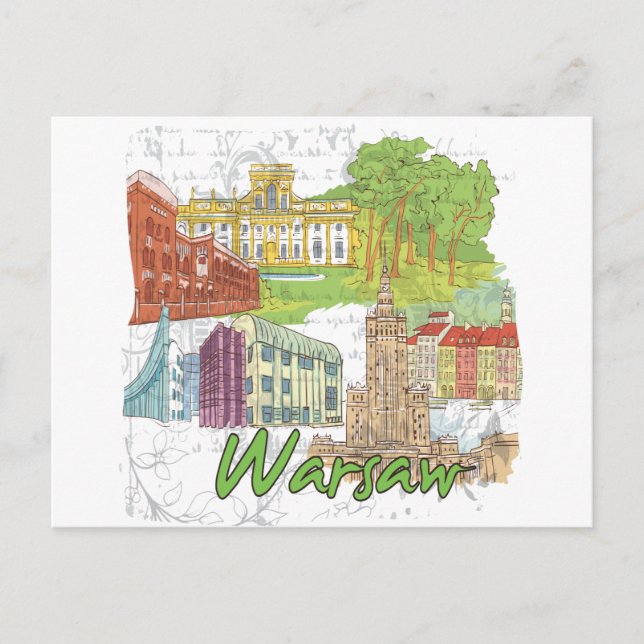 Warsaw Postcard (Front)