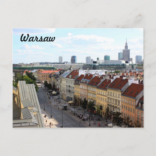 Warsaw View Postcard (Front)