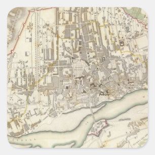 Warsaw Warszawa Square Sticker