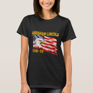 Warship Abraham Lincoln Cvn-72 Aircraft Carrier Ve T-Shirt