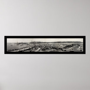 Warship Havana Harbour Photo 1929 Poster