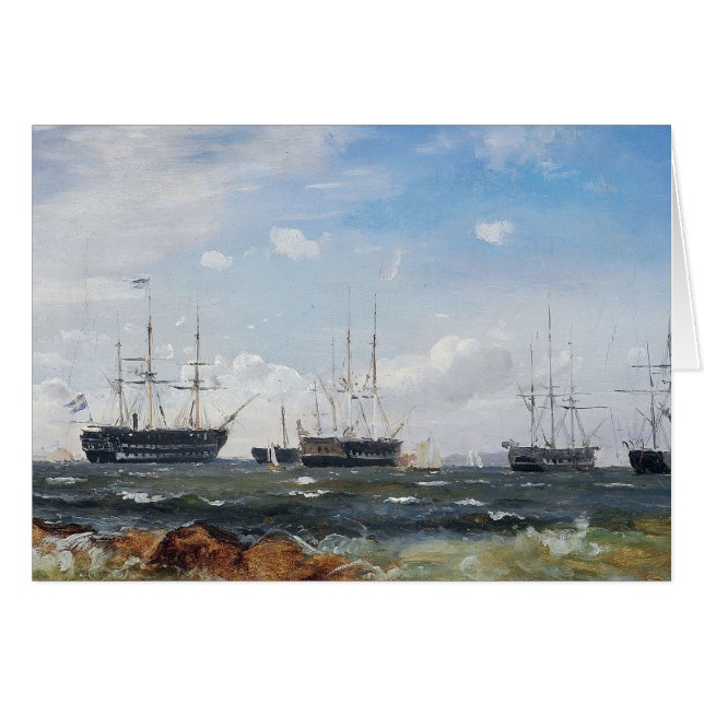 Warship out of Gothenburg 1861 (Front Horizontal)