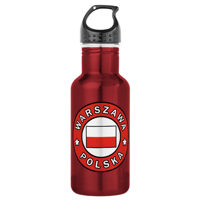 Warszawa Polska 532 Ml Water Bottle (Front)