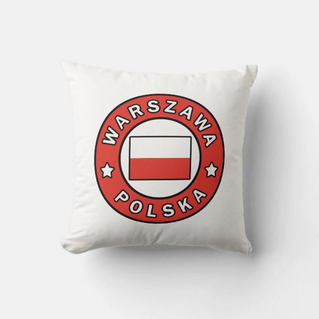 Warszawa Polska Cushion (Front)