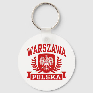 Warszawa Polska Key Ring