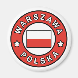 Warszawa Polska Magnet