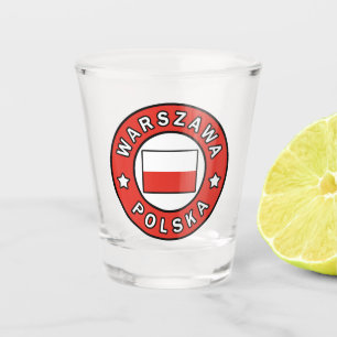 Warszawa Polska Shot Glass