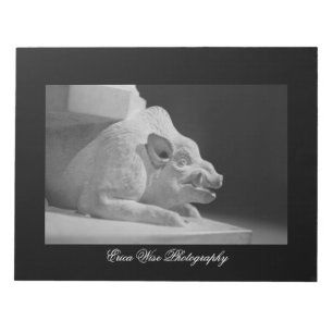 Wart Hog holding the weight of the world Notepad