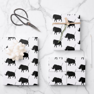 Wart Hog  Wrapping Paper Sheet