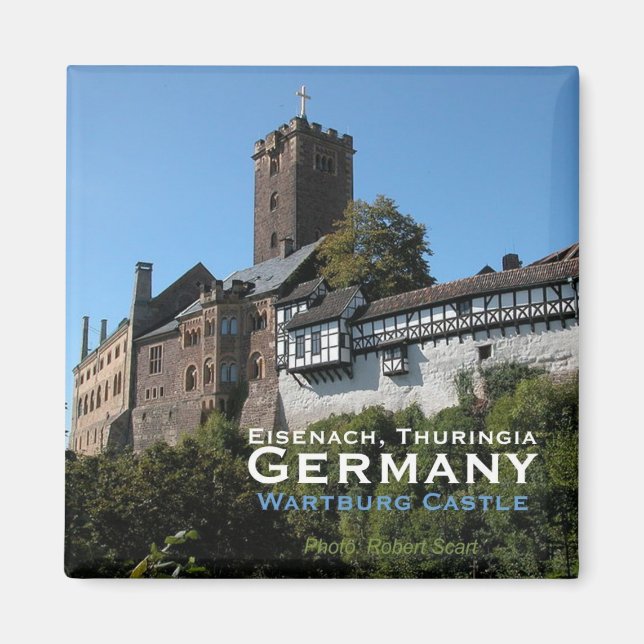 Wartburg Castle Eisenach Thuringi Germany Magnet (Front)