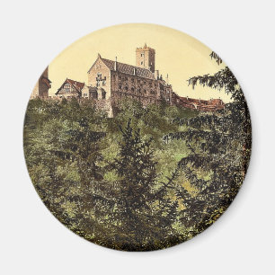 Wartburg, from Eisenach Castle, Thuringia, Germany Magnet