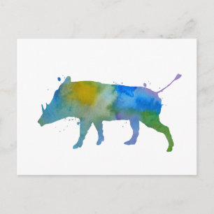 Warthog Postcard