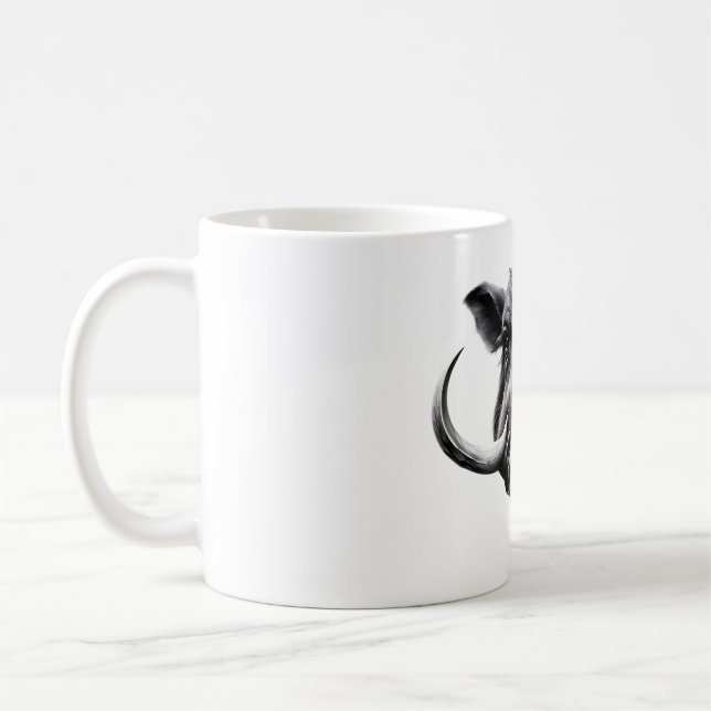 Warthog Pride T-Shirt - Realistic Black & White Coffee Mug (Left)