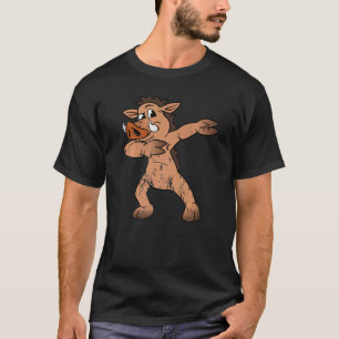 Warthog Wild Boar Animal Dabbing Dab Dancing Vinta T-Shirt