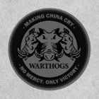 Warthogs 3" Grey Patch Velcro