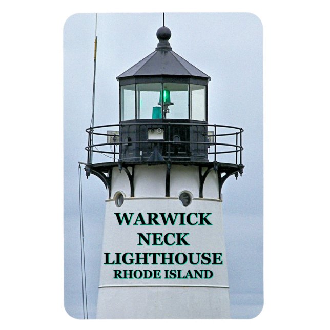 Warwick Neck Lighthouse, Rhode Island Flexi Magnet (Vertical)