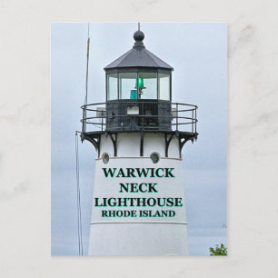 Warwick Neck Lighthouse, Rhode Island Postcard